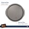 Baker's Secret Non stick Pizza Pan for Oven 12.5", Carbon Steel Pizza Baking Pan, Non-stick Bakeware Food-Grade Coating For Easy Release Dishwasher Safe Oven Baking Supplies - Classic Collection